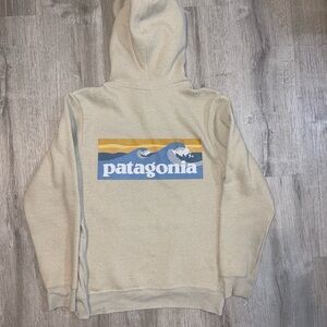 Patagonia Men's Beige Hoodie Sweater